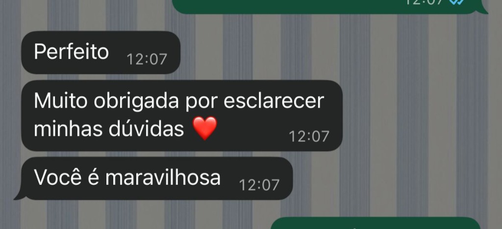 Depoimento da Paciente 1